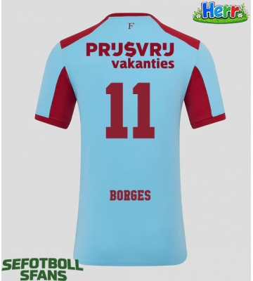 Feyenoord Goncalo Borges #11 Tredje Tröja 2025-26 Kortärmad